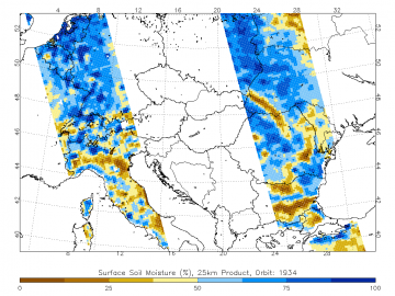 Grafik für Dürreprognose